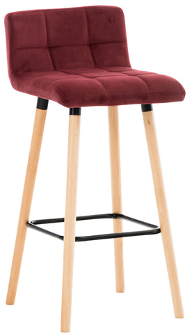 Bar stool Lincoln velvet