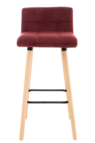 Bar stool Lincoln velvet