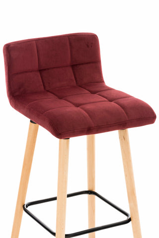 Bar stool Lincoln velvet