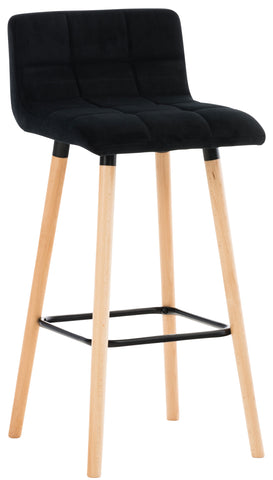 Bar stool Lincoln velvet