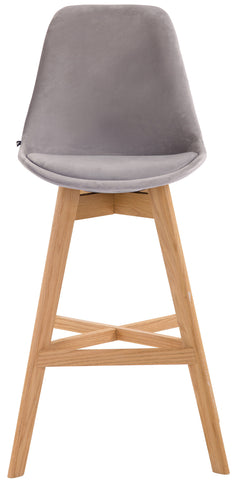 Bar stool Cannes velvet