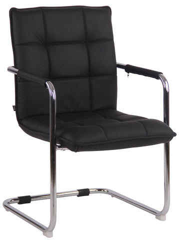 Visitor chair Gandia real leather