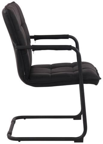 Visitor chair Gandia real leather