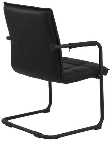 Visitor chair Gandia real leather