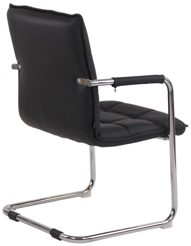 Visitor chair Gandia real leather