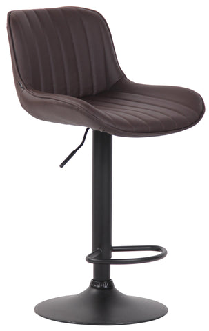 Bar stool Lentini faux leather