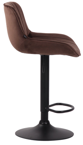 Bar stool Lentini velvet