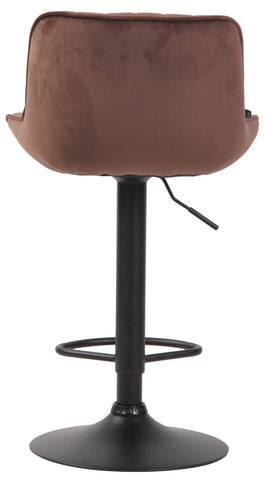 Bar stool Lentini velvet