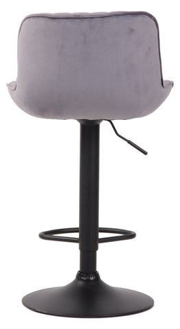 Bar stool Lentini velvet