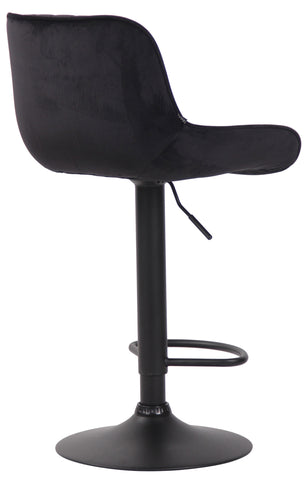 Bar stool Lentini velvet