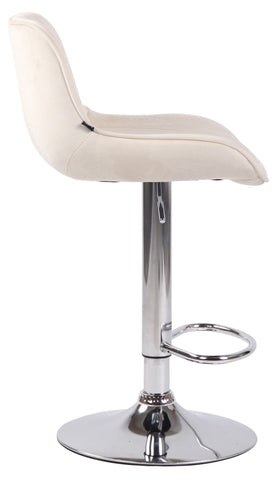 Bar stool Lentini velvet