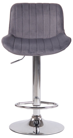 Bar stool Lentini velvet