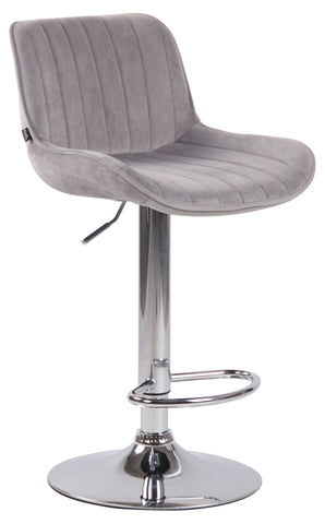 Bar stool Lentini velvet