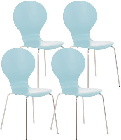 4x stacking chair DIEGO