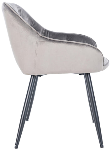 Cassis velvet visitor chair