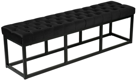 Bench Polson velvet black