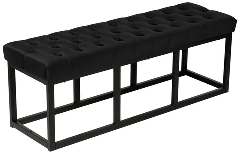 Bench Polson velvet black