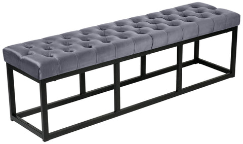 Bench Polson velvet black