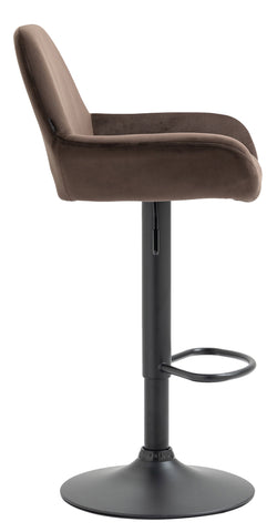 Bar stool Braga velvet