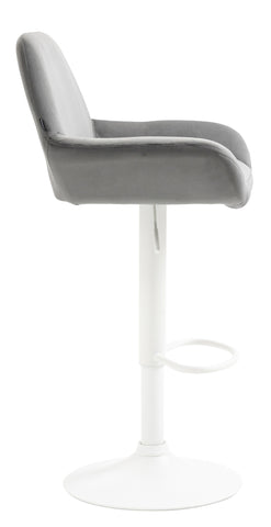 Bar stool Braga velvet