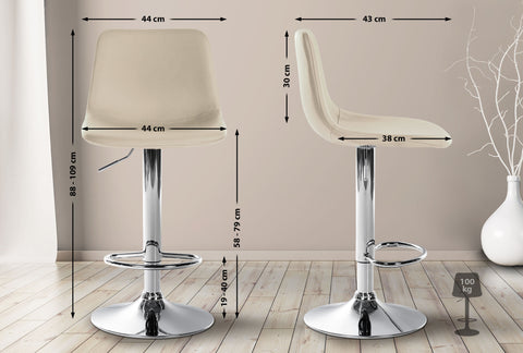 Bar stool Divo imitation leather