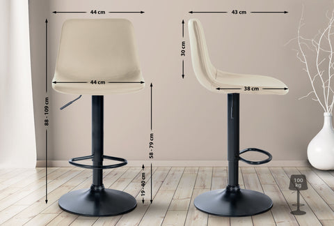 Bar stool Divo imitation leather