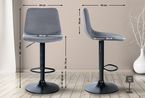 Bar stool Divo fabric