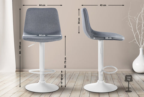 Bar stool Divo fabric