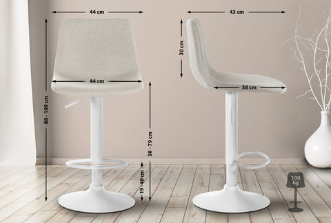 Bar stool Divo fabric