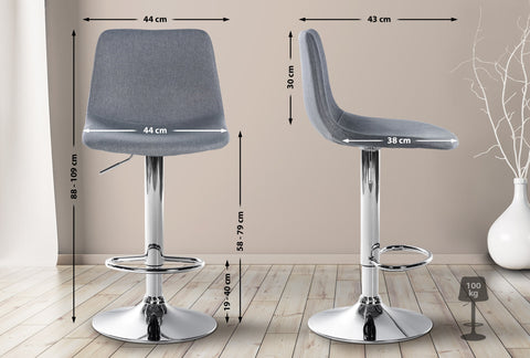 Bar stool Divo fabric