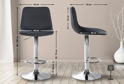 Bar stool Divo fabric