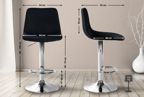 Bar stool Divo fabric