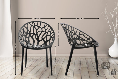 4x garden chair Hope