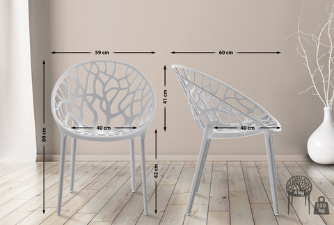 4x garden chair Hope