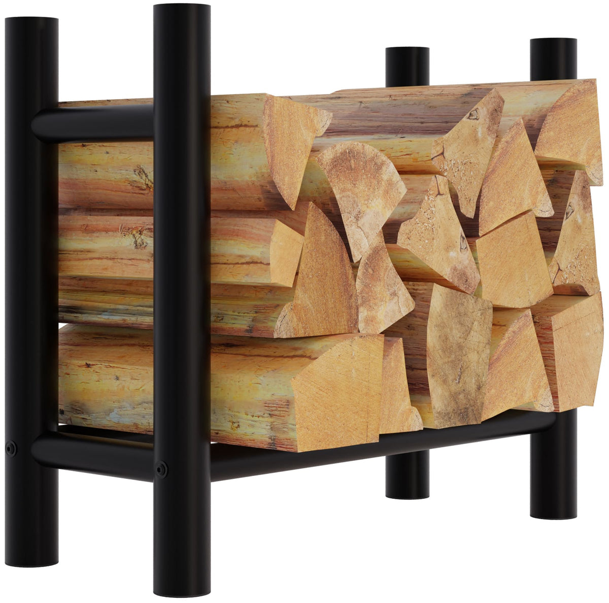 Firewood stand Medya black