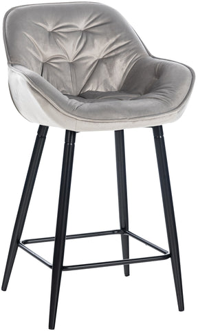 Bar stool Gibson velvet seat height 76 cm