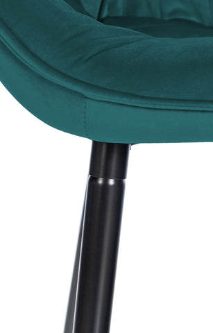 Bar stool Gibson velvet seat height 76 cm