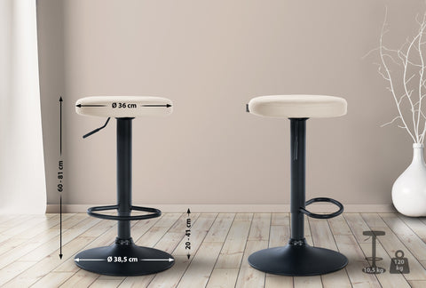Bar stool Ponte leatherette cover