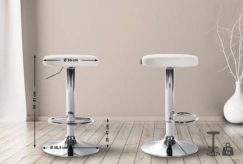 Bar stool Ponte leatherette cover
