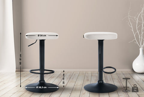 Bar stool Ponte leatherette cover