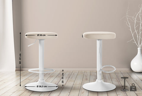 Bar stool Ponte leatherette cover