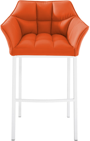 Bar stool Damaso leatherette with 4-legged frame