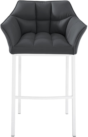 Bar stool Damaso leatherette with 4-legged frame