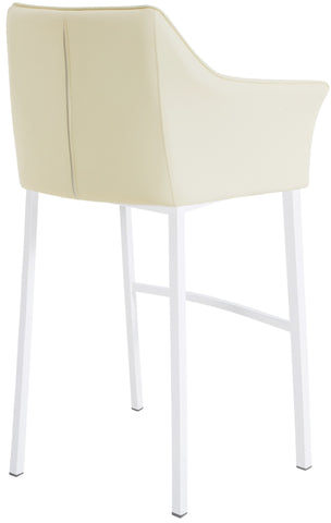 Bar stool Damaso leatherette with 4-legged frame