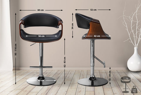 Bar stool Foley imitation leather