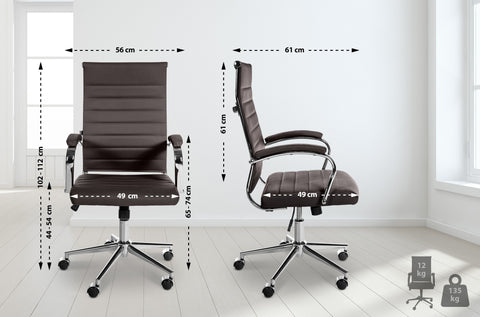 Office chair Mollis genuine leather