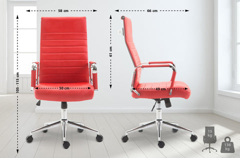 Office chair Kolumbus imitation leather