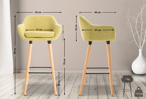 Bar stool Grant fabric