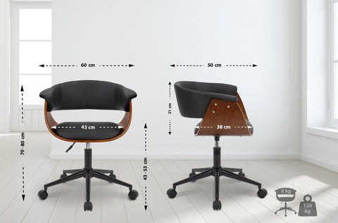 Office chair Bruce imitation leather