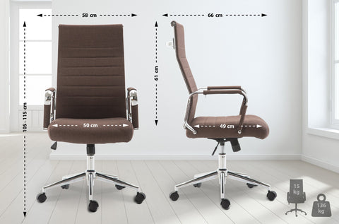 Office chair Kolumbus fabric